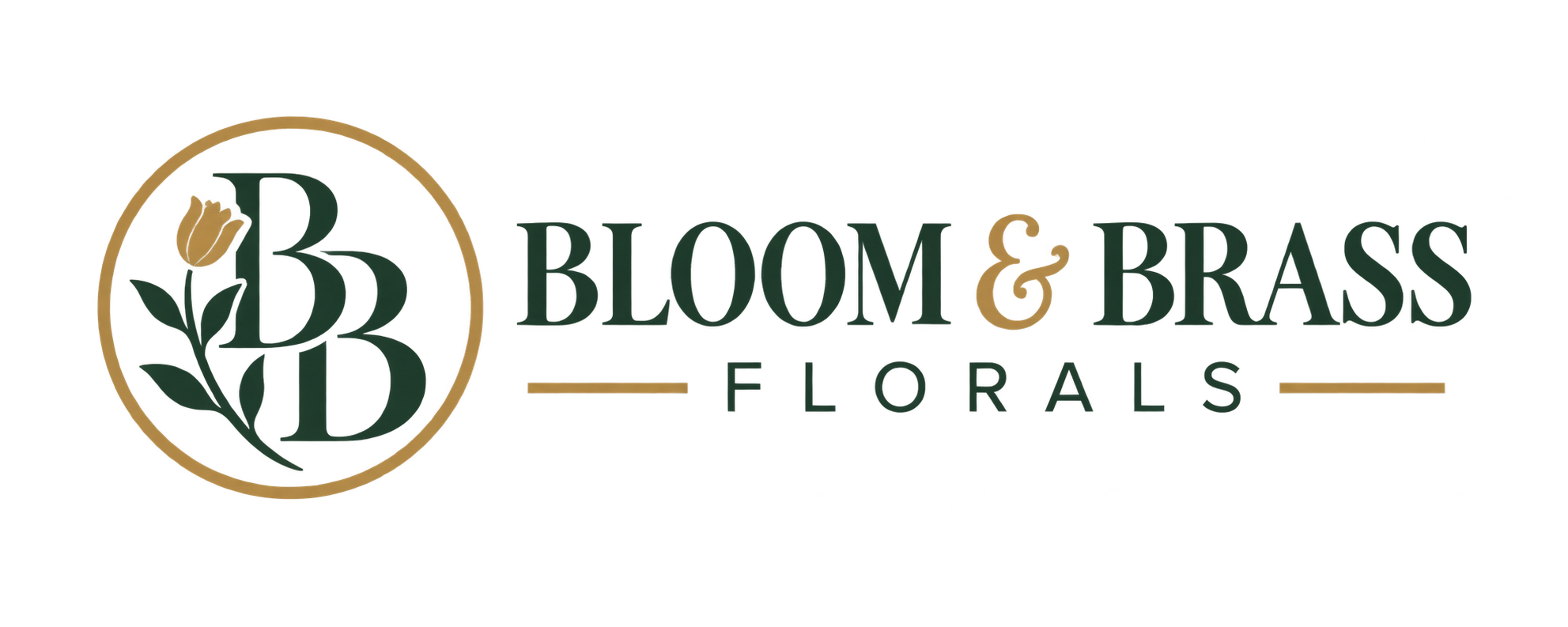 Bloom & Brass Florals logo